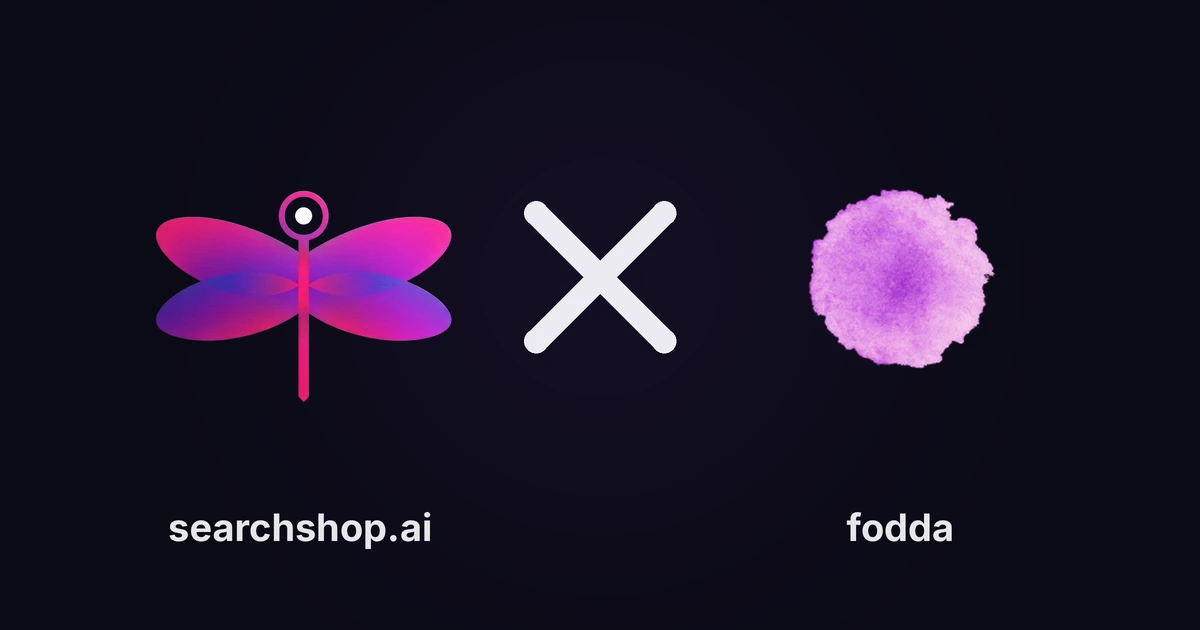 SearchShopAI &times; Fodda partnership